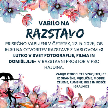 VABILO ZA RAZSTAVO